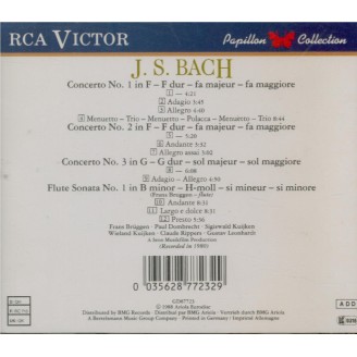 BACH - Brüggen - Concerto brandebourgeois n°1 pour orchestre en fa majeu